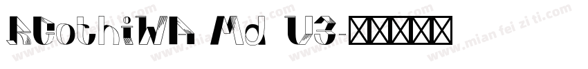 RGothIWA Md V3字体转换